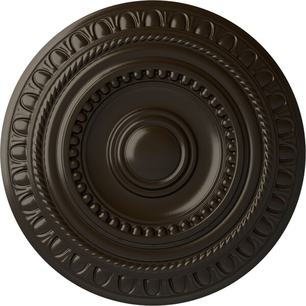 Ekena Millwork Artis Ceiling Medallion (Fits Canopies up to 6 7/8"), Hand-Painted Stone Hearth, 15 3/4"OD x 1 3/8"P CM15ARSHF - main
